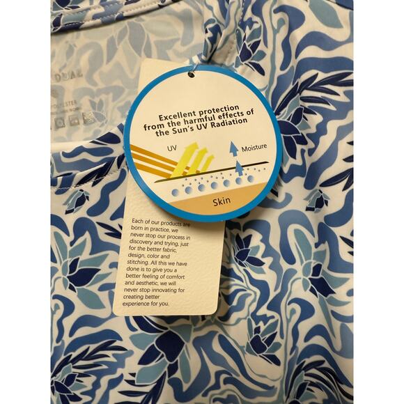 Women's UPF 50+ Long Sleeve UV Protection Quick Dry Beach Hiking Shirt Sz Small - Picture 6 of 6